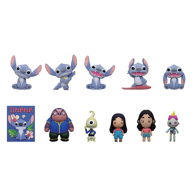 Lilo & Stitch Movie 3D Collectable Keychains